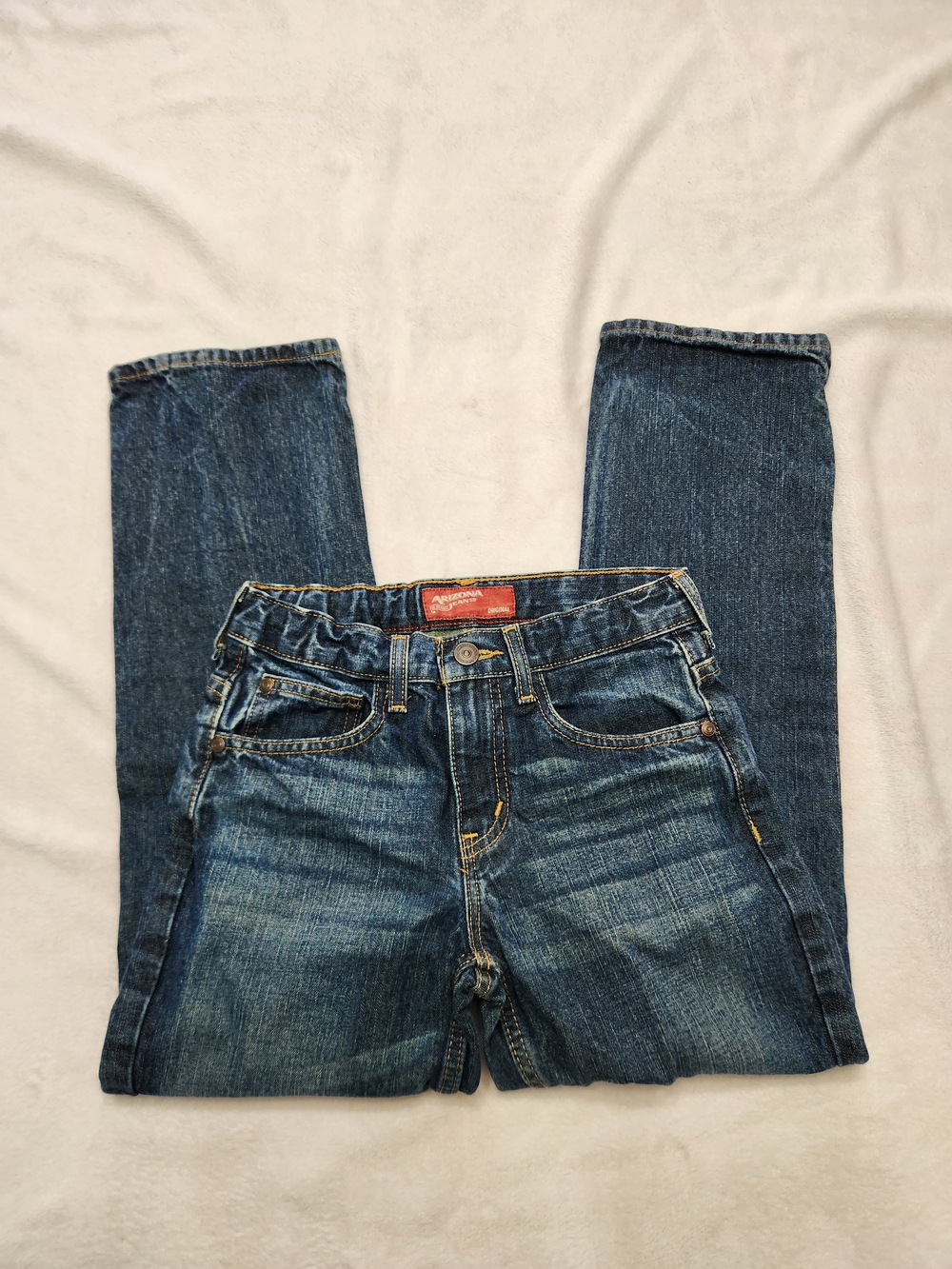 Arizona Jeans Co. Original Blue Jeans Size 10 Kids Age 9-11 Adjustable Waist